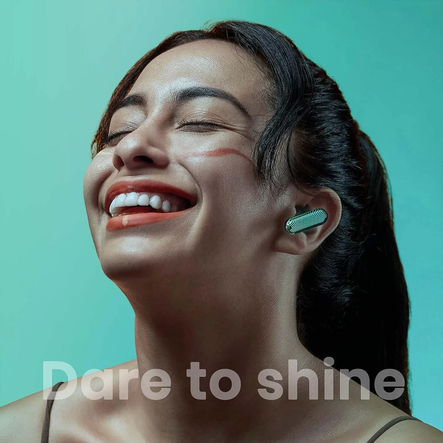 HHOGene GPods Colorful RGB Gaming Wireless Earbuds In Ear With Light Control And 4 Earbuds Shells  For IPhone And Android
