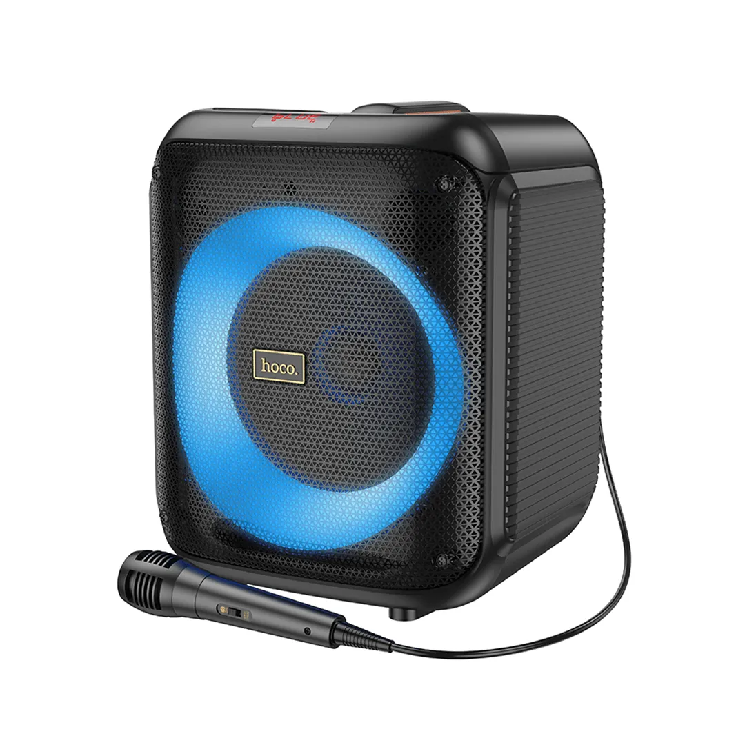 HOCO Graceful Wireless Karaoke Bluetooth Speaker with Wired Microphone