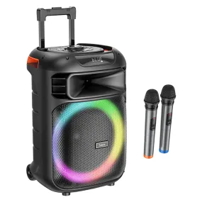 HOCO Winner Wireless Karaoke Bluetooth Speaker with Dual Wireless Microphones