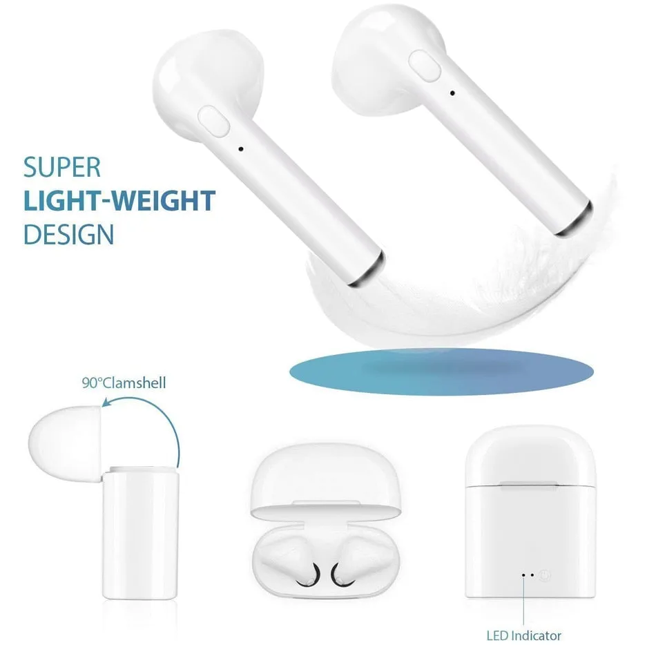 i7s TWS Mini Wireless Bluetooth 5.0 Earphones In-Ear Stereo Earbuds Sports Handsfree Headset Mic Binaural call For Xiaomi iPhone