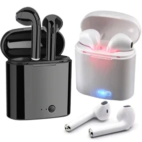 i7s Tws Wireless Bluetooth Earphones Mini Stereo Bass Earphone Earbuds Sport Headset with Charging Box for iPhone xiaomi Phone