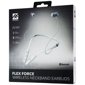 iFrogz FLEX FORCE Wireless Bluetooth Neckband Earbuds with Mic/Remote - White