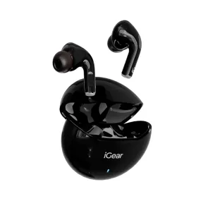 iGear Gemz Wireless Earbuds: 15 Hours Playtime, HiFi Bass, Instant Pairing, Touch Controls, Voice Assistance