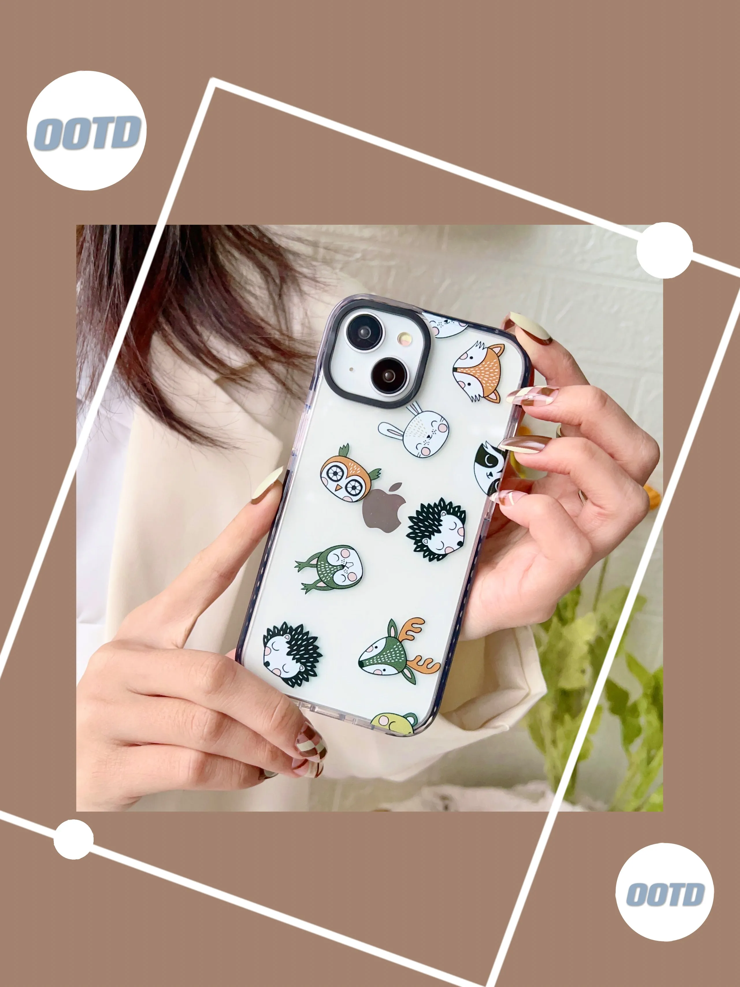 Impact Proof Silicon Case For iPhone ( Cute Design )