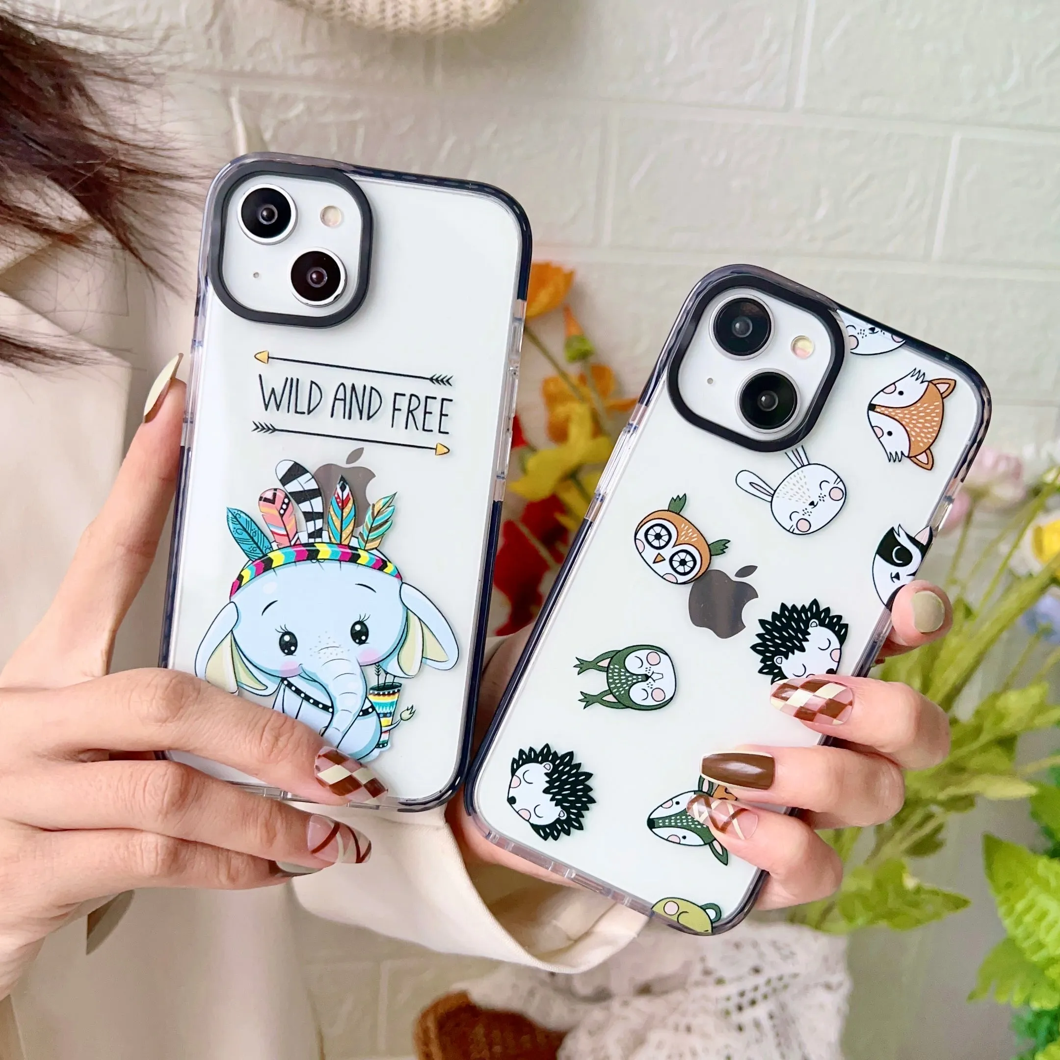 Impact Proof Silicon Case For iPhone ( Cute Design )