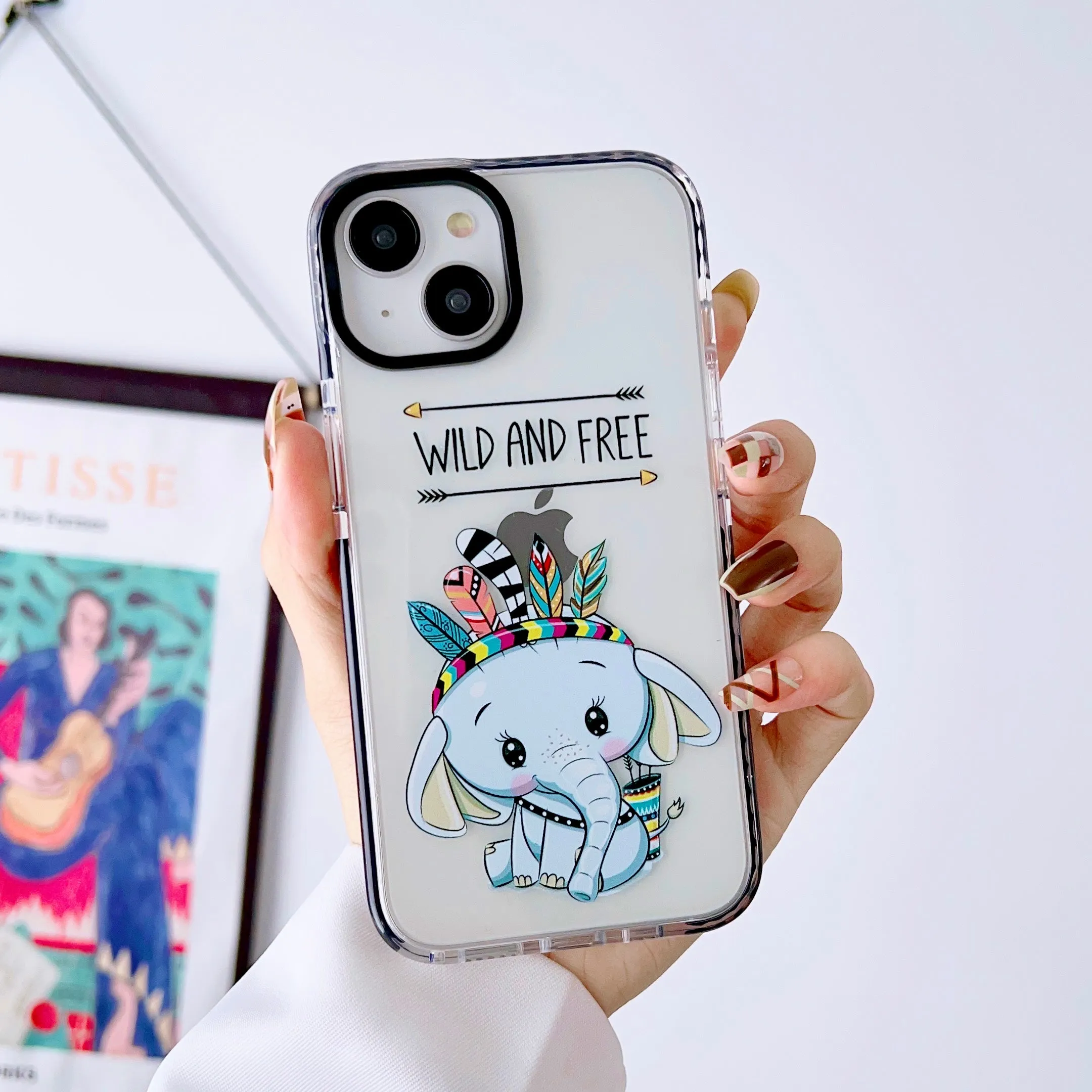 Impact Proof Silicon Case For iPhone ( Cute Design )