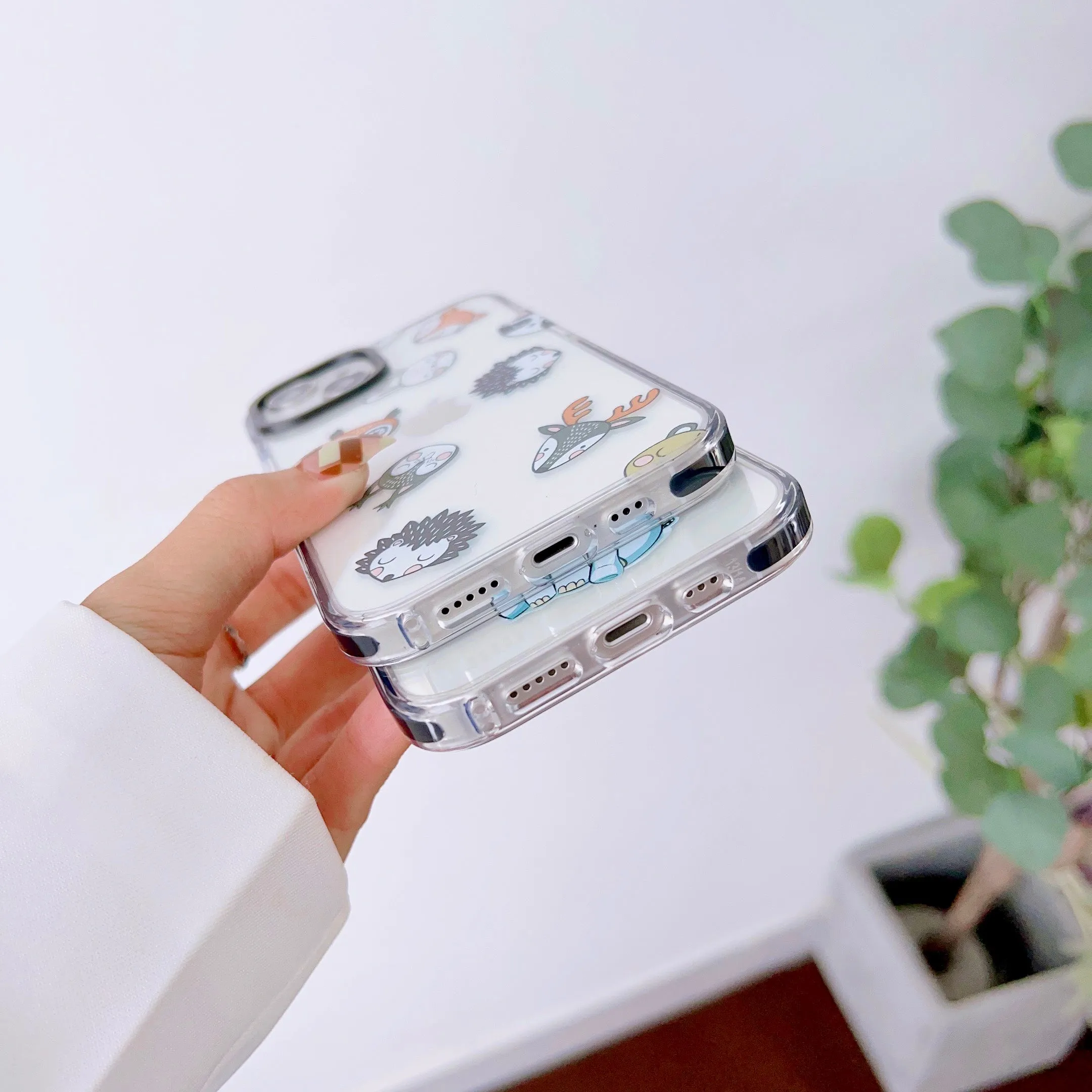 Impact Proof Silicon Case For iPhone ( Cute Design )