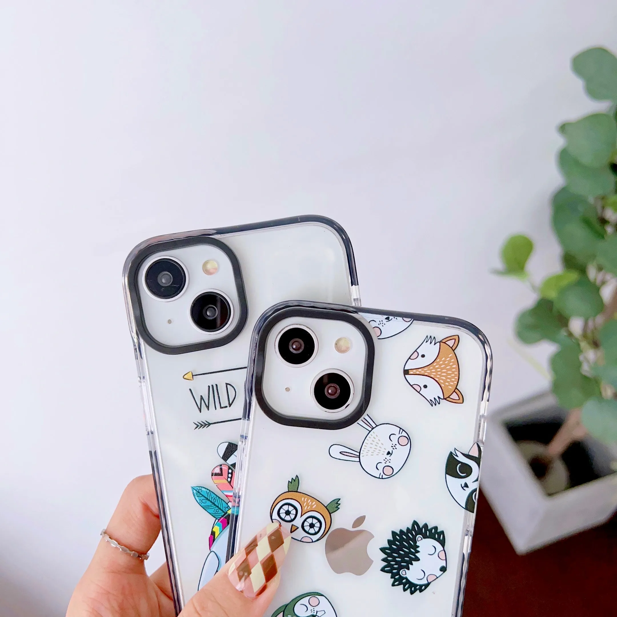 Impact Proof Silicon Case For iPhone ( Cute Design )