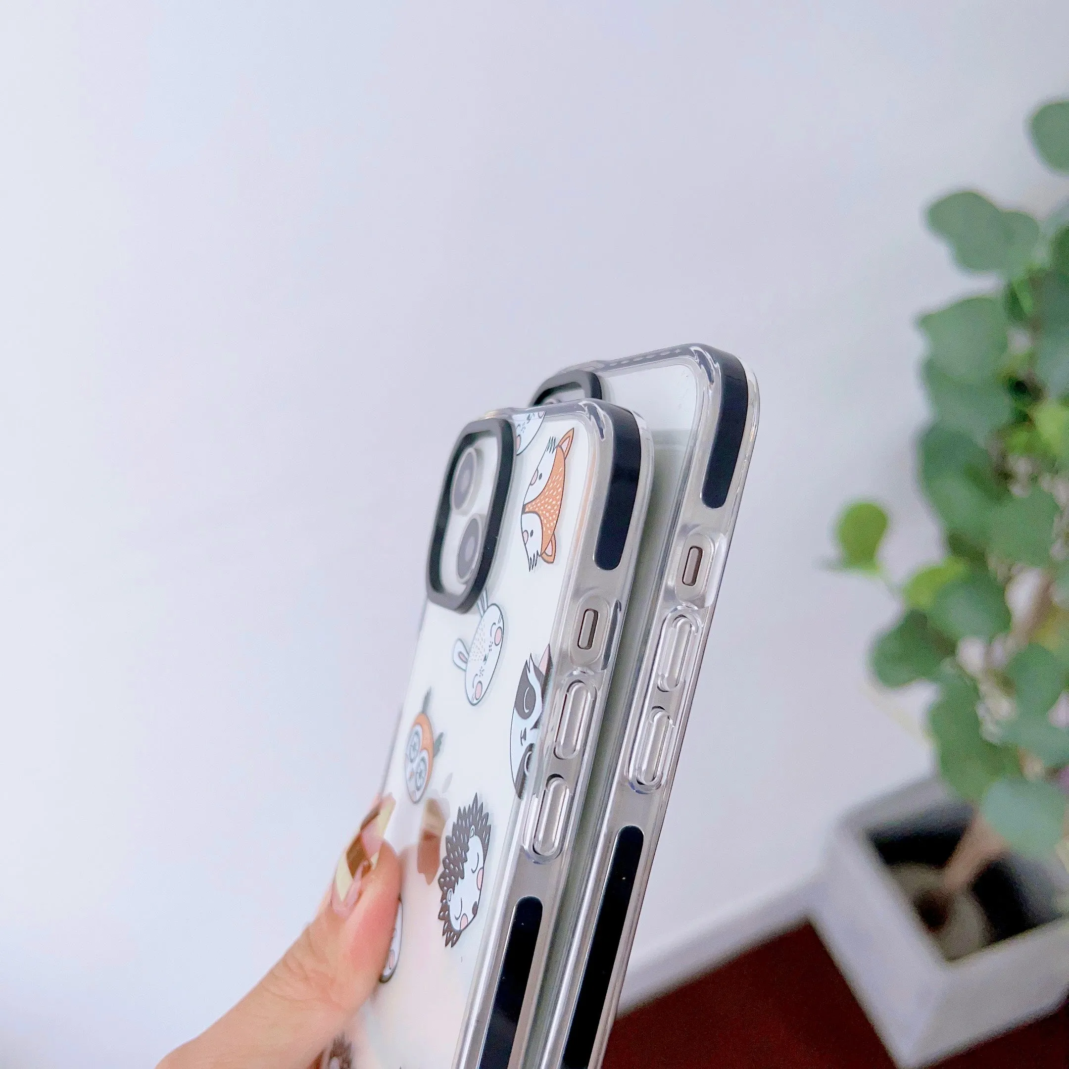 Impact Proof Silicon Case For iPhone ( Cute Design )