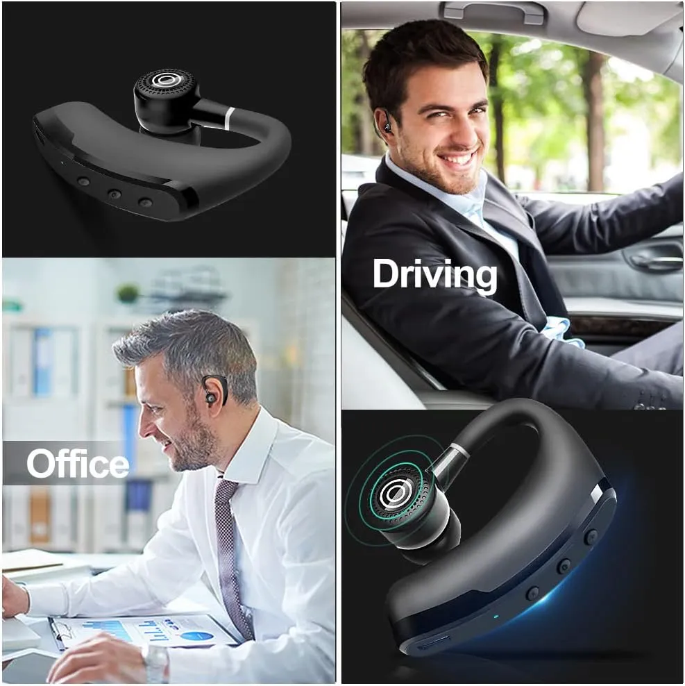 ITEM# 0163   Wireless Earbuds,25 Hours Talktime Wireless Mono Bluetooth Headset with HD Microphone CVC8.0 Bluetooth Headphone Noise Reduction 270 ° Rotatable for Working/Driving (Watch Video)