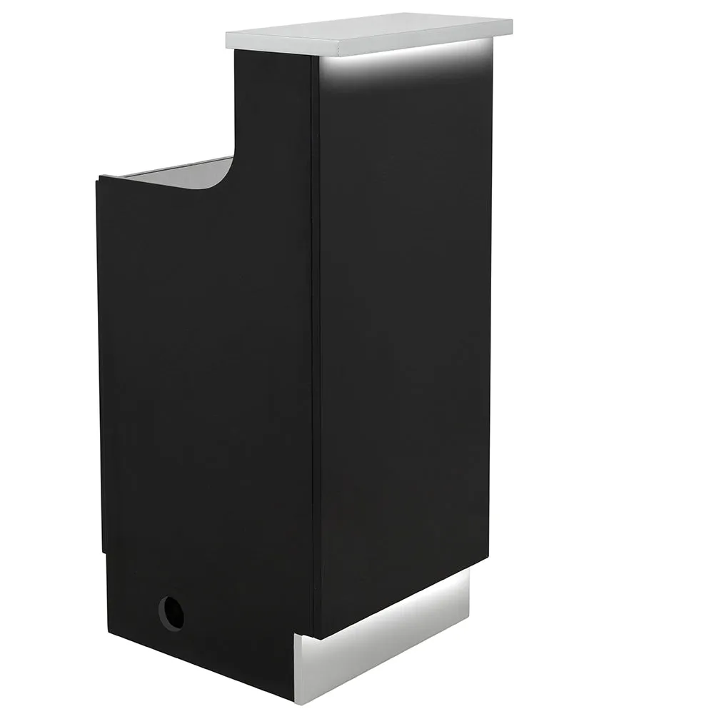 Janus LED  Lighted Storage Reception Desk - Double Door