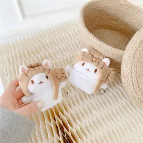 Kawaii Kitten Plush AirPods Case
