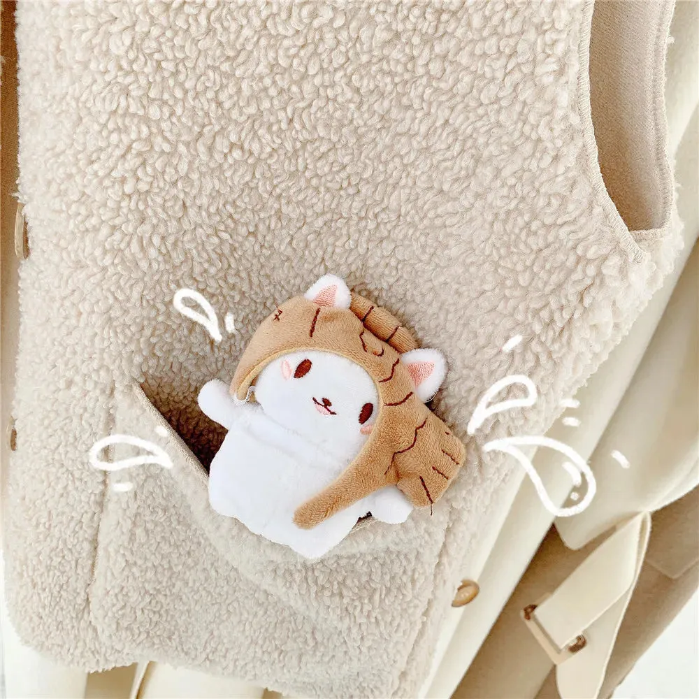 Kawaii Kitten Plush AirPods Case