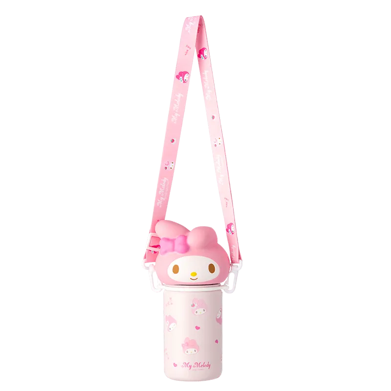 Kawaii Sanrio Kuromi Cinnamoroll Doll Portable Water Cup