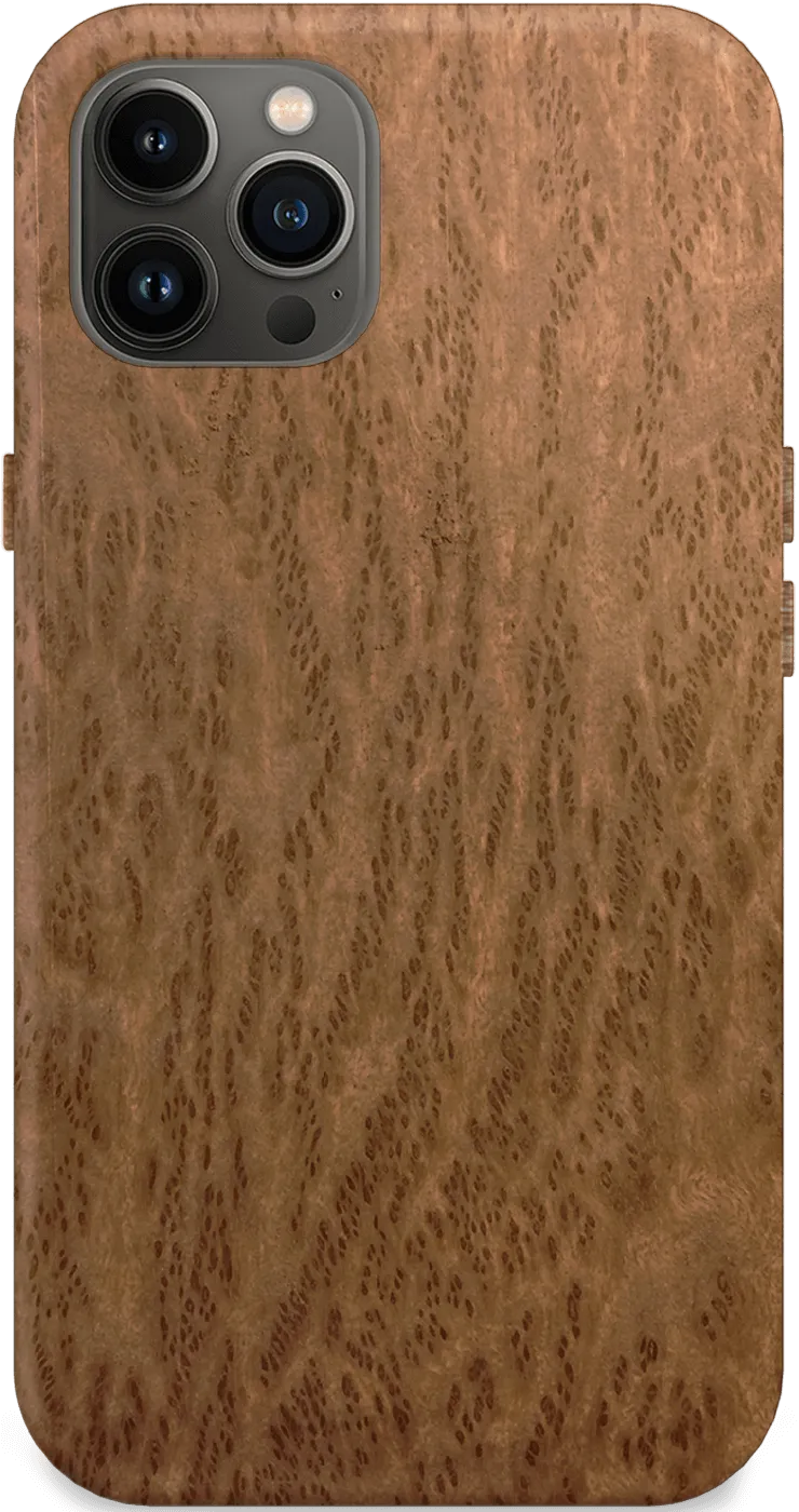 Kerf Select Australian Eucalyptus Burl Wood Phone Case