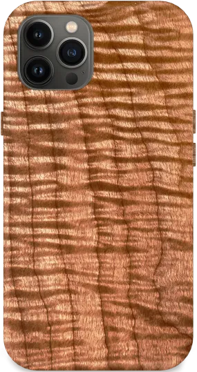 Kerf Select Figured Maple Wood Phone Case