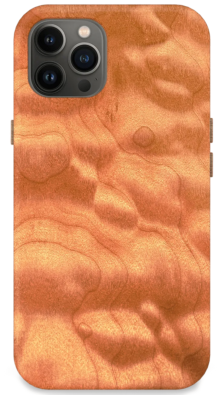 Kerf Select Quilted Maple Wood Phone Case