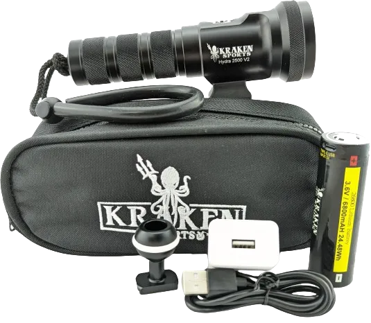 Kraken Hydra 2500 V2 Dive Light