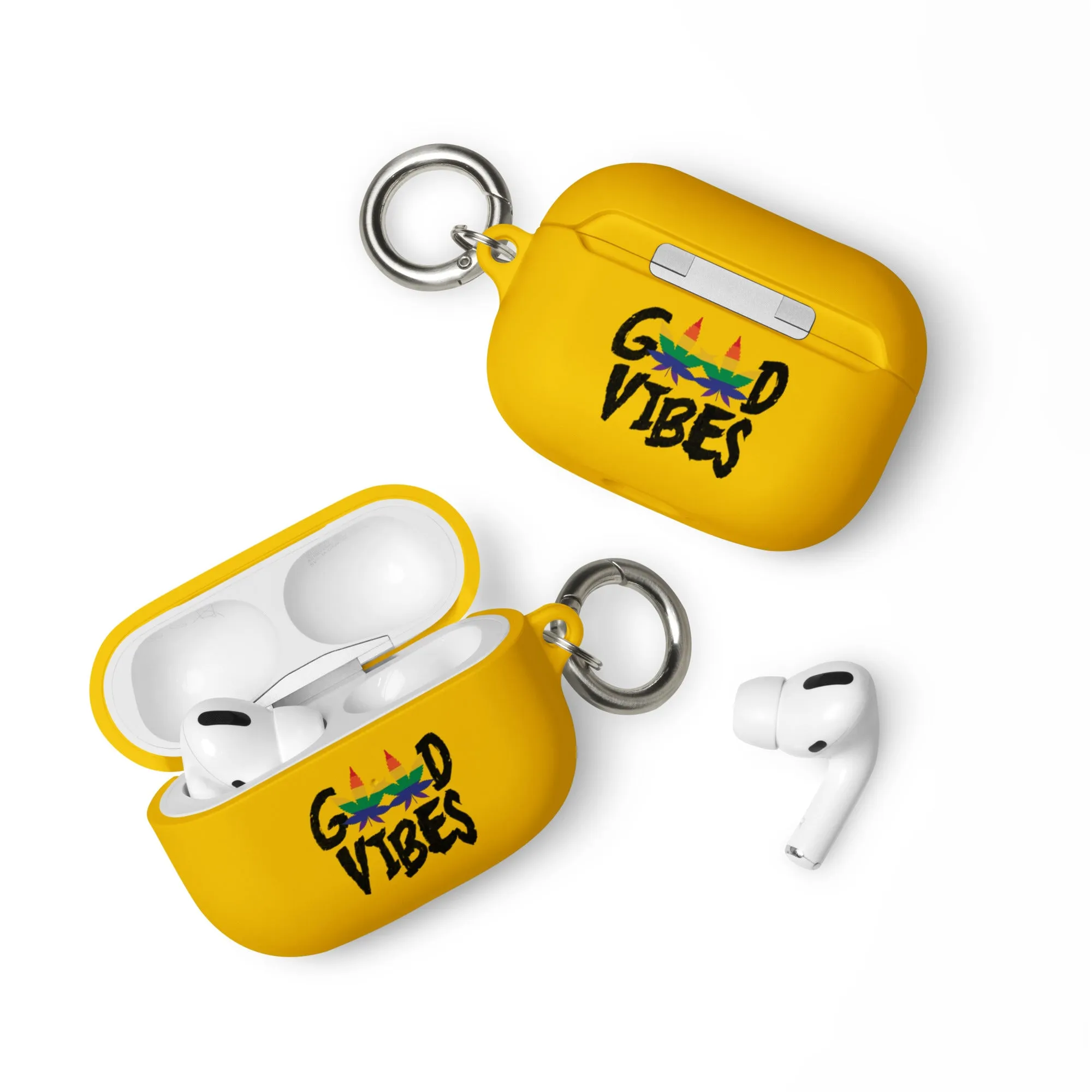 LGBTQ Pride Rubber Case for Apple AirPods - Good Vibes
