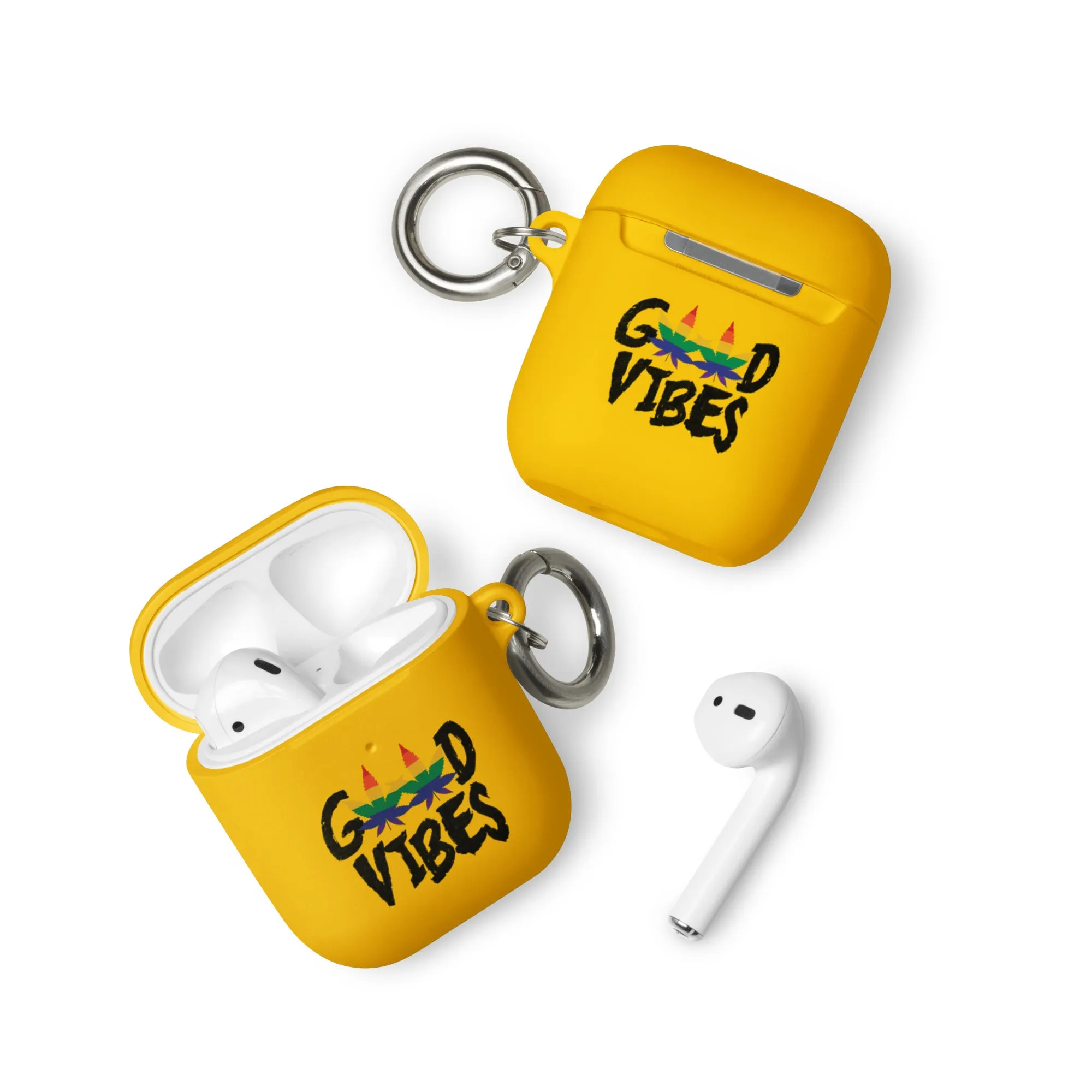 LGBTQ Pride Rubber Case for Apple AirPods - Good Vibes