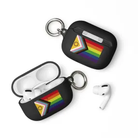 LGBTQ Pride Rubber Case for Apple AirPods® - Intersex Progress Flag
