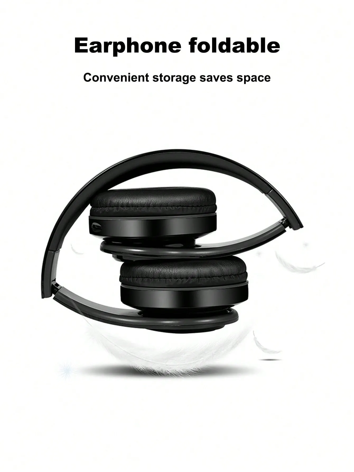 Light Emitting Wireless Headphones,Colorful LED Lights Comfort Over