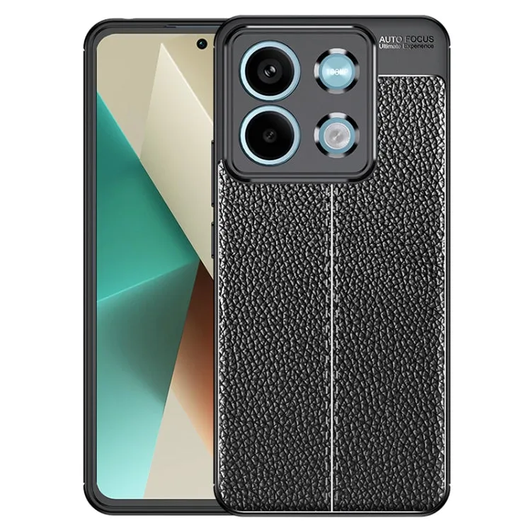 Litchi Texture Durable Shock-Resistant TPU Mobile Cover