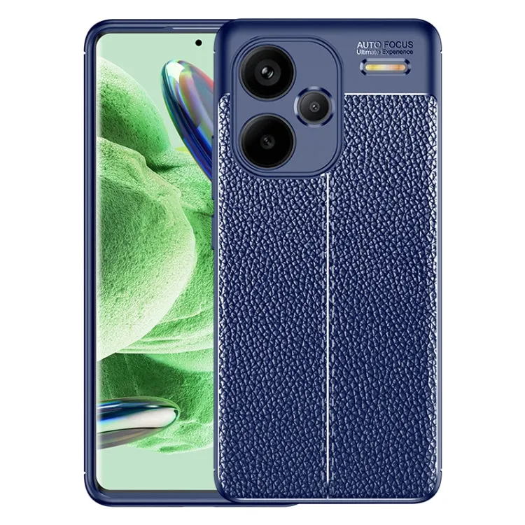 Litchi Texture Durable Shock-Resistant TPU Mobile Cover