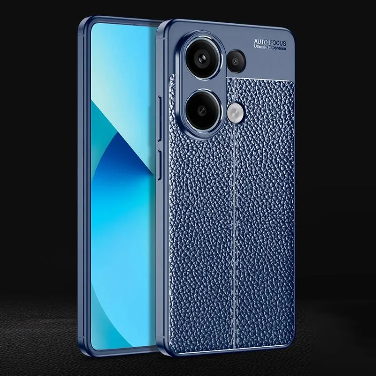 Litchi Texture Durable Shock-Resistant TPU Mobile Cover