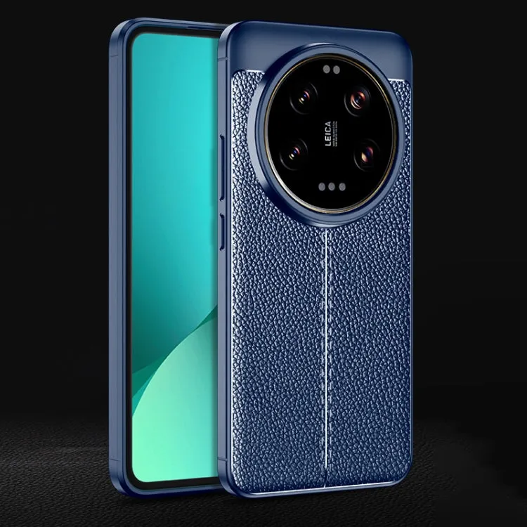 Litchi Texture Durable Shock-Resistant TPU Mobile Cover