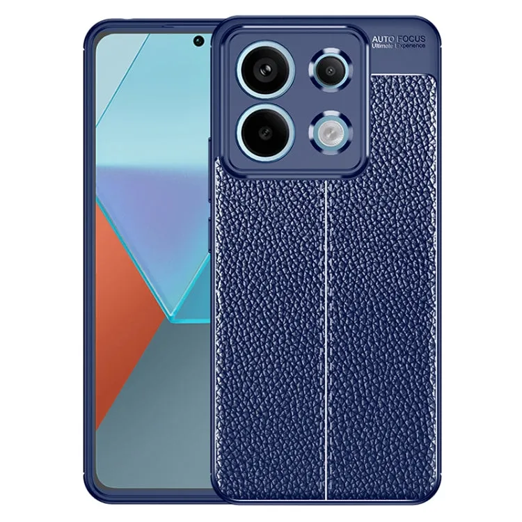 Litchi Texture Durable Shock-Resistant TPU Mobile Cover