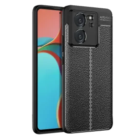 Litchi Texture Durable Shock-Resistant TPU Mobile Cover