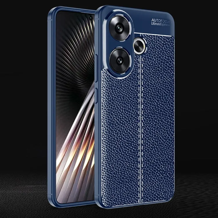 Litchi Texture Durable Shock-Resistant TPU Mobile Cover