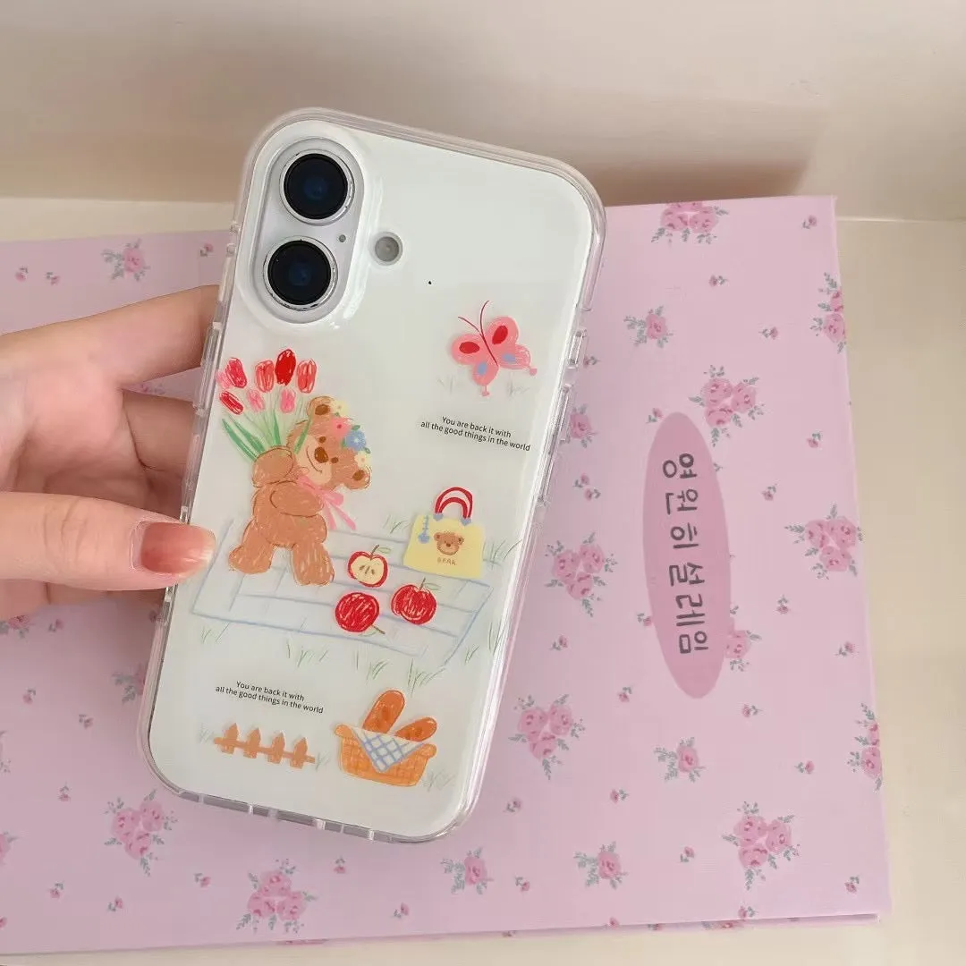 Love Makes Everything Grow Designer Impact Proof Case for iPhone