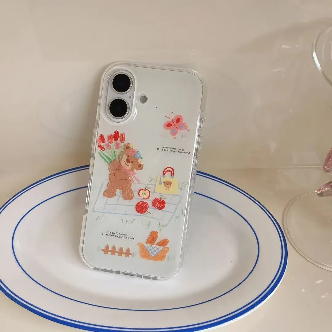 Love Makes Everything Grow Designer Impact Proof Case for iPhone