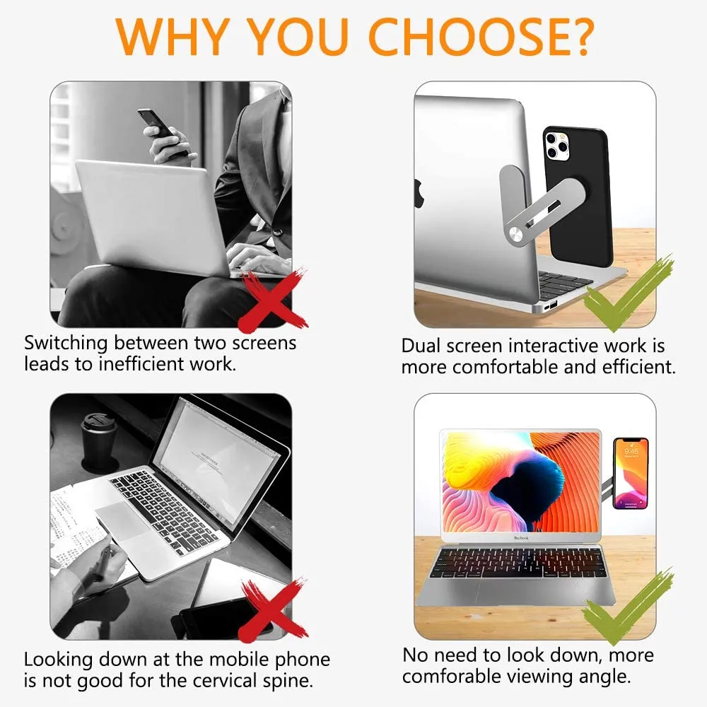Magnetic Car Phone Mount, Strong Magnet Mobile Phone Holder Mount for All phones & Mini Tablets