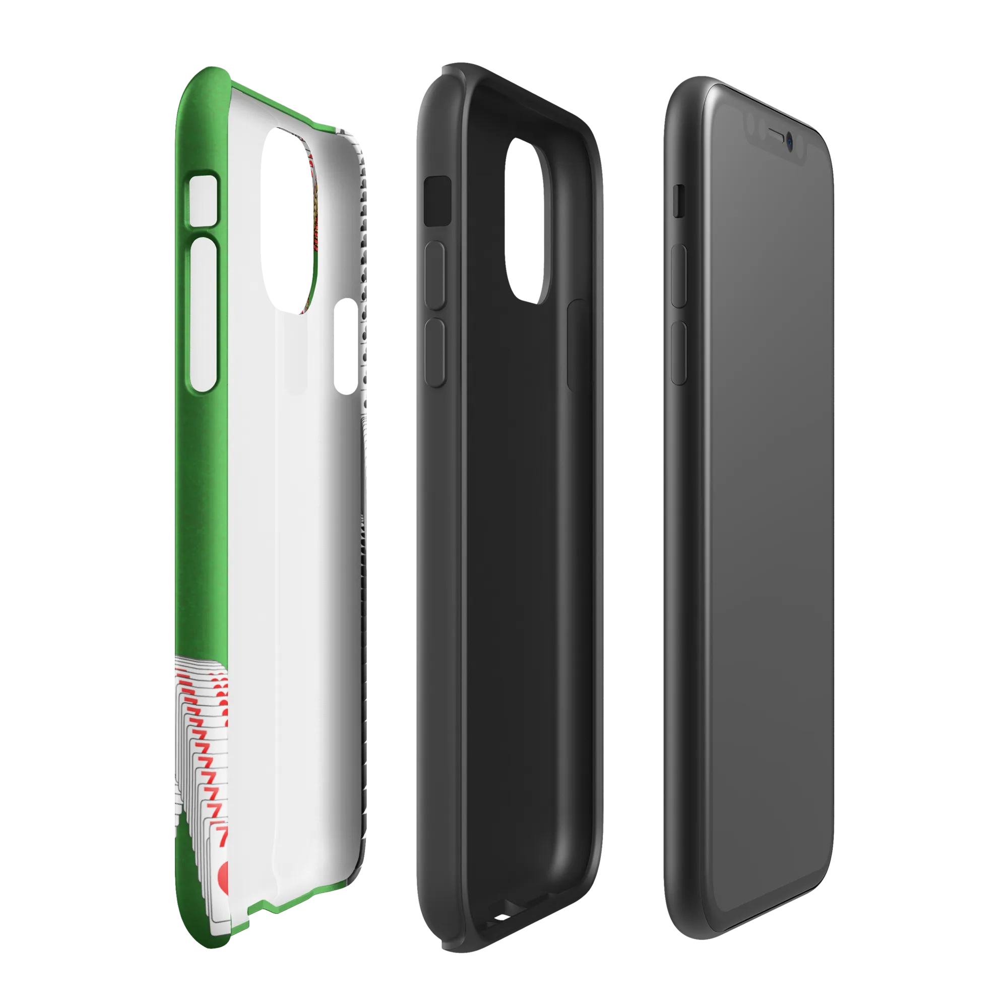 Microsoft Solitaire Bouncing Cards Tough Phone Case - iPhone