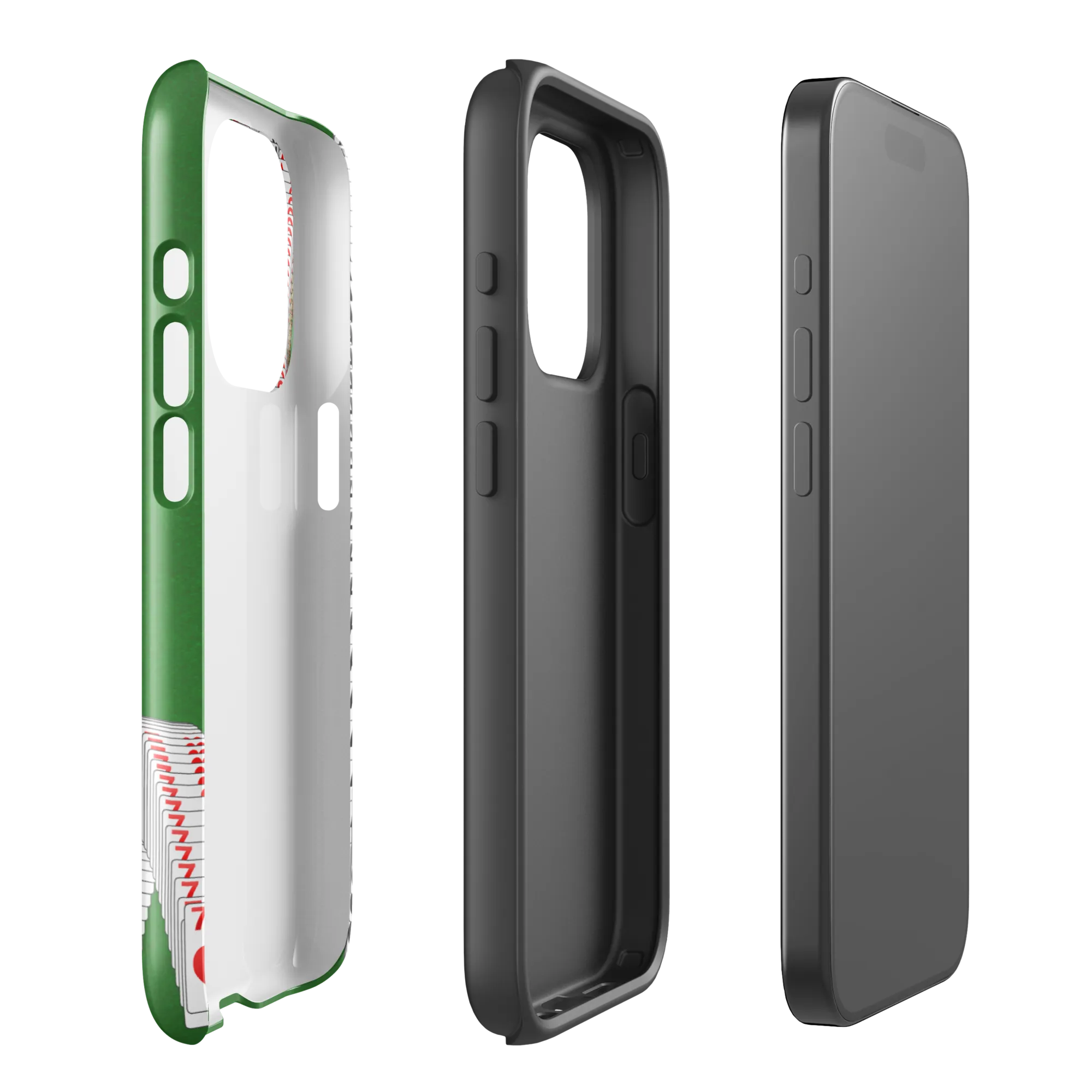 Microsoft Solitaire Bouncing Cards Tough Phone Case - iPhone