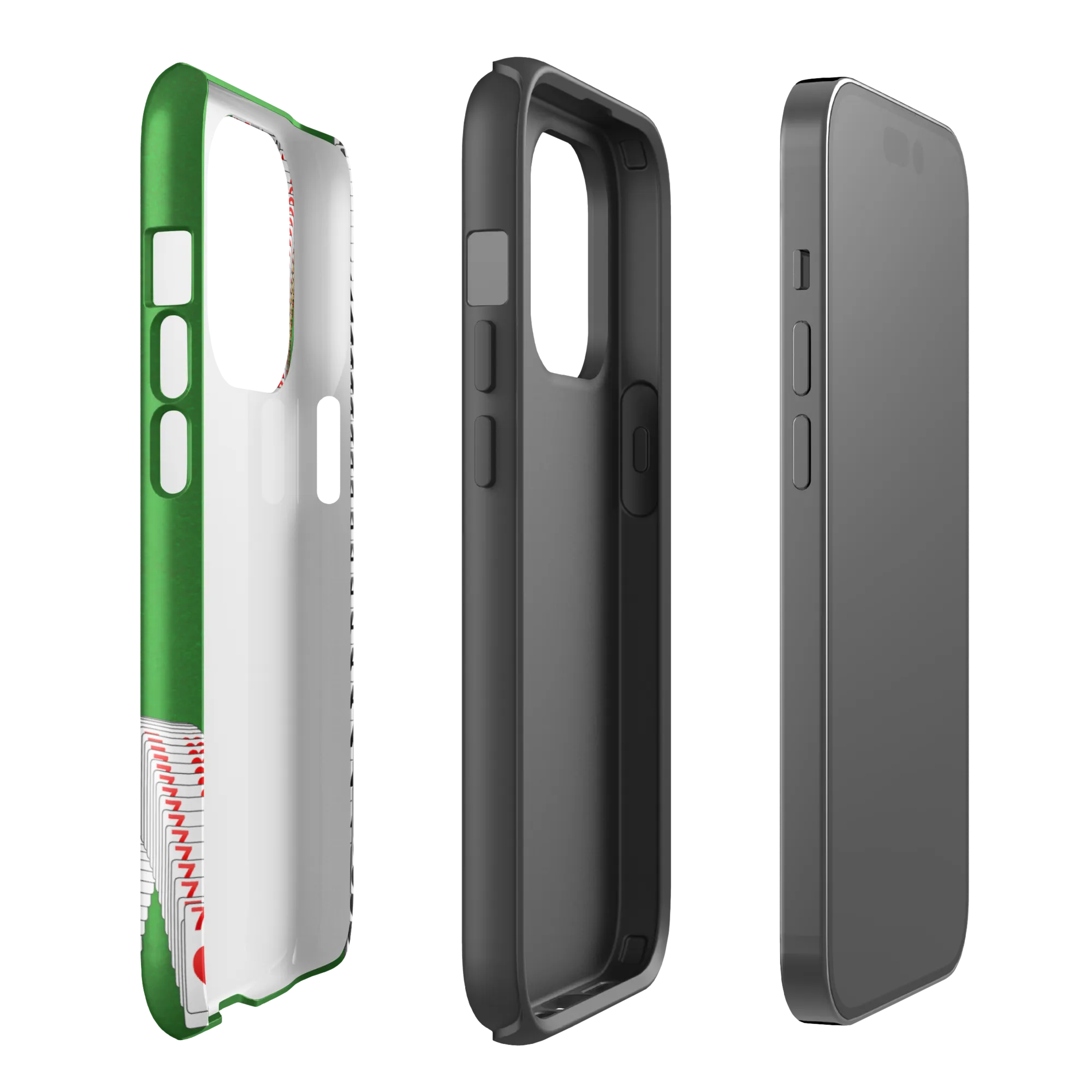 Microsoft Solitaire Bouncing Cards Tough Phone Case - iPhone