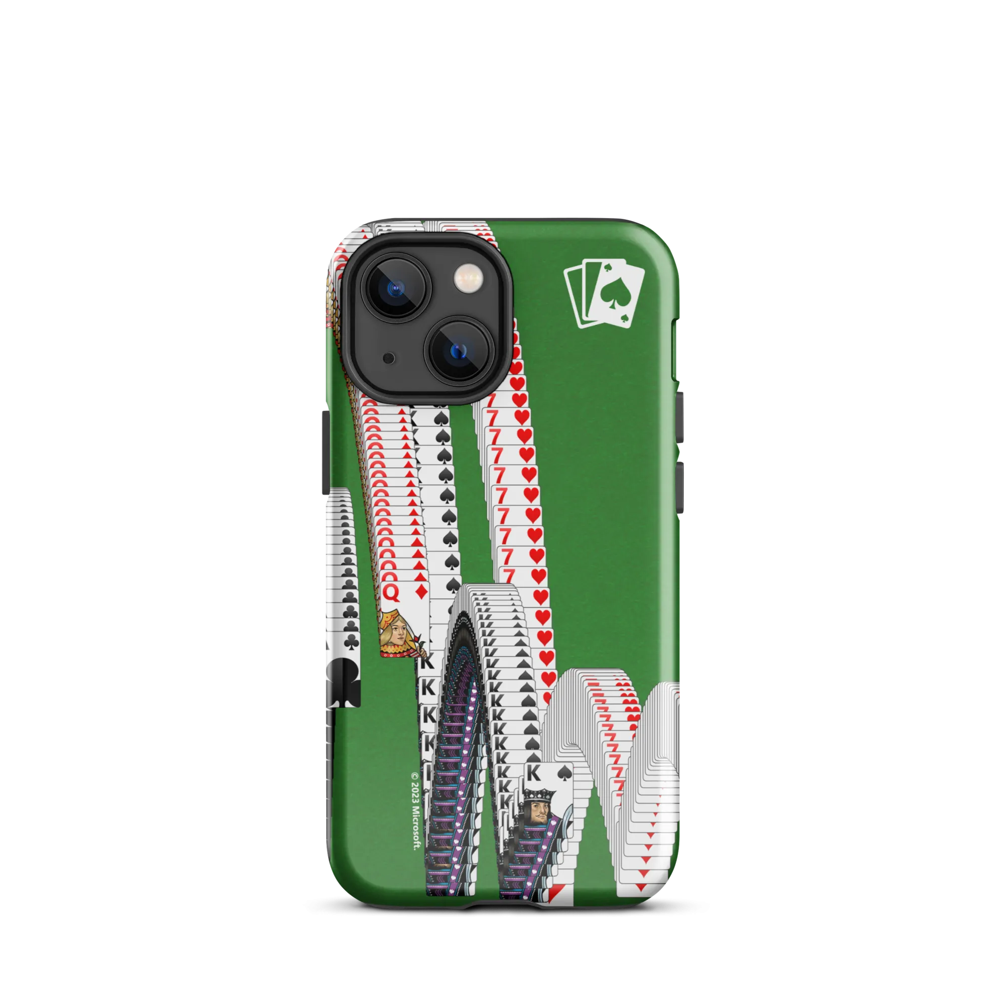 Microsoft Solitaire Bouncing Cards Tough Phone Case - iPhone