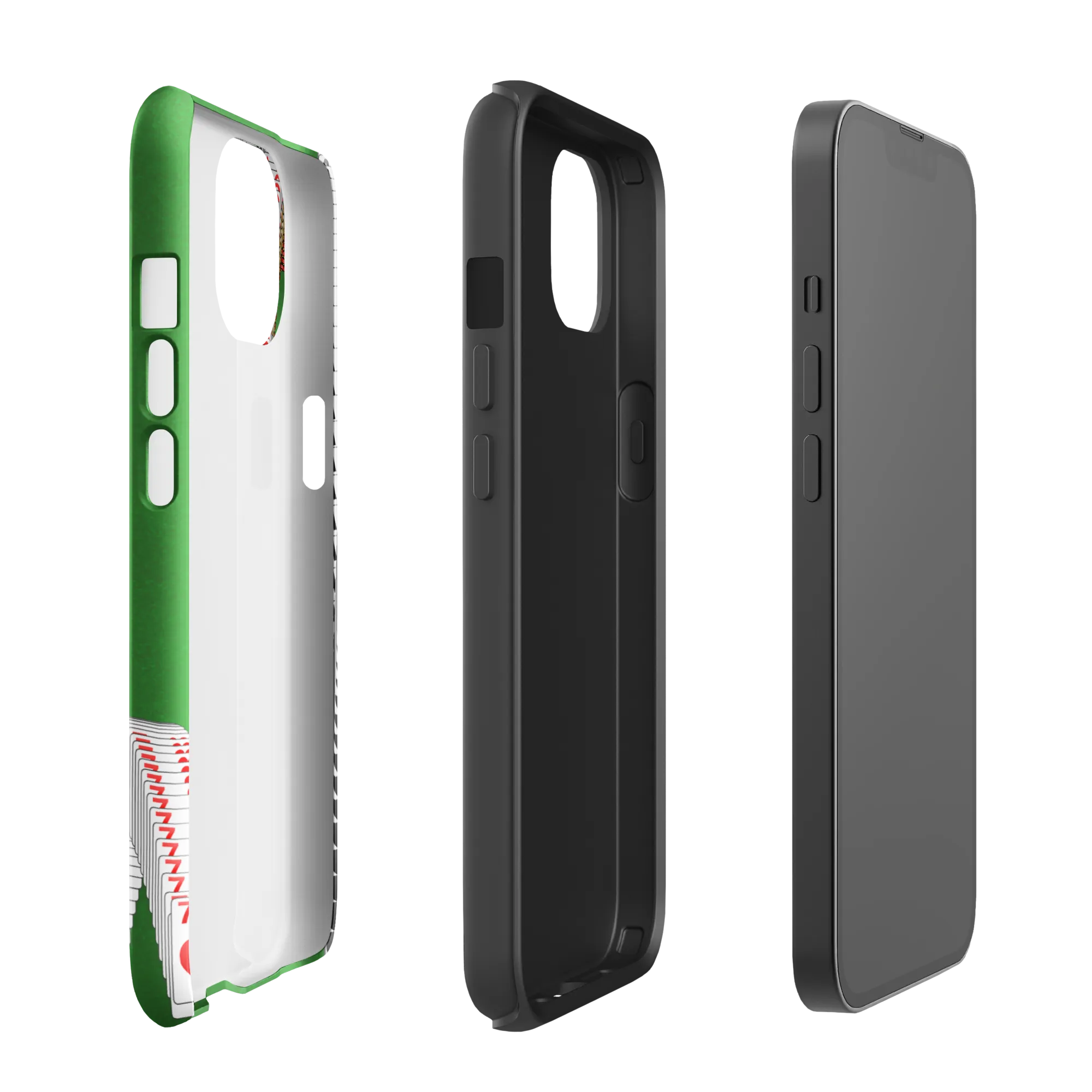 Microsoft Solitaire Bouncing Cards Tough Phone Case - iPhone