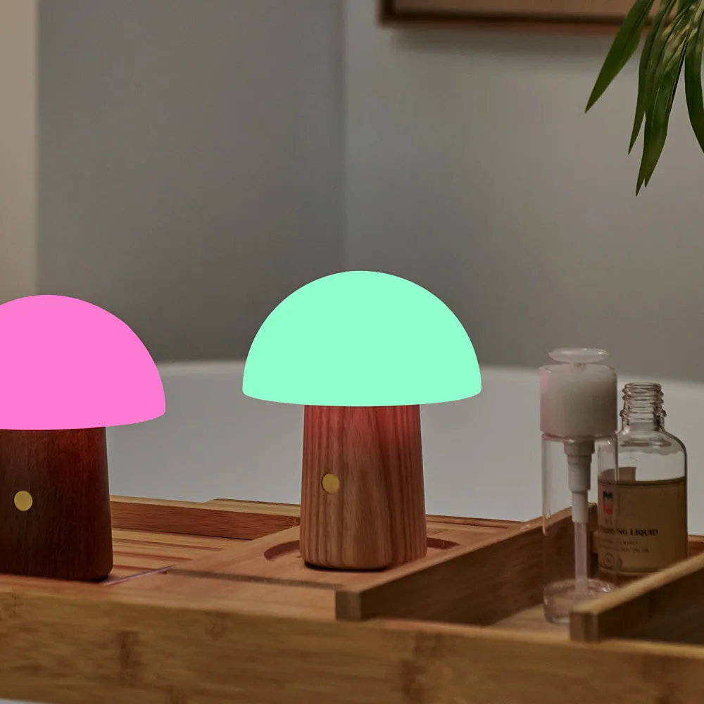 Mini Alice Mushroom Lamp: White Ash