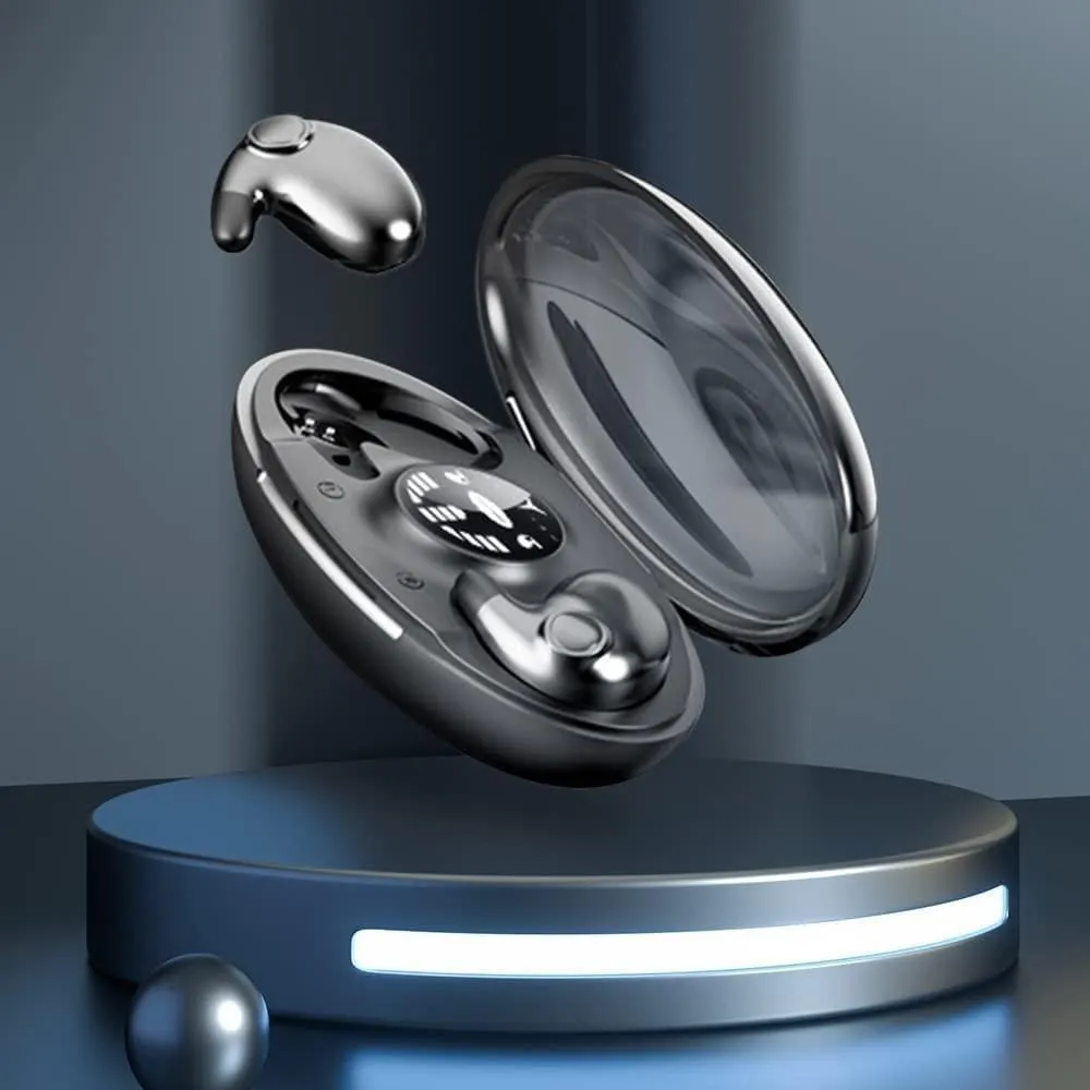 Mini Invisible Sleep Wireless Earphone Bluetooth 5.3 Hidden Earbuds IPX5 Waterproof Noise Cancelling Touch Control Headphone X55