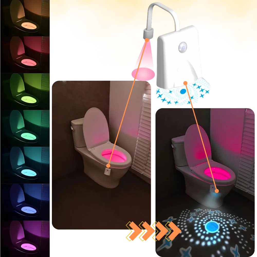 Motion Detection Toilet Light