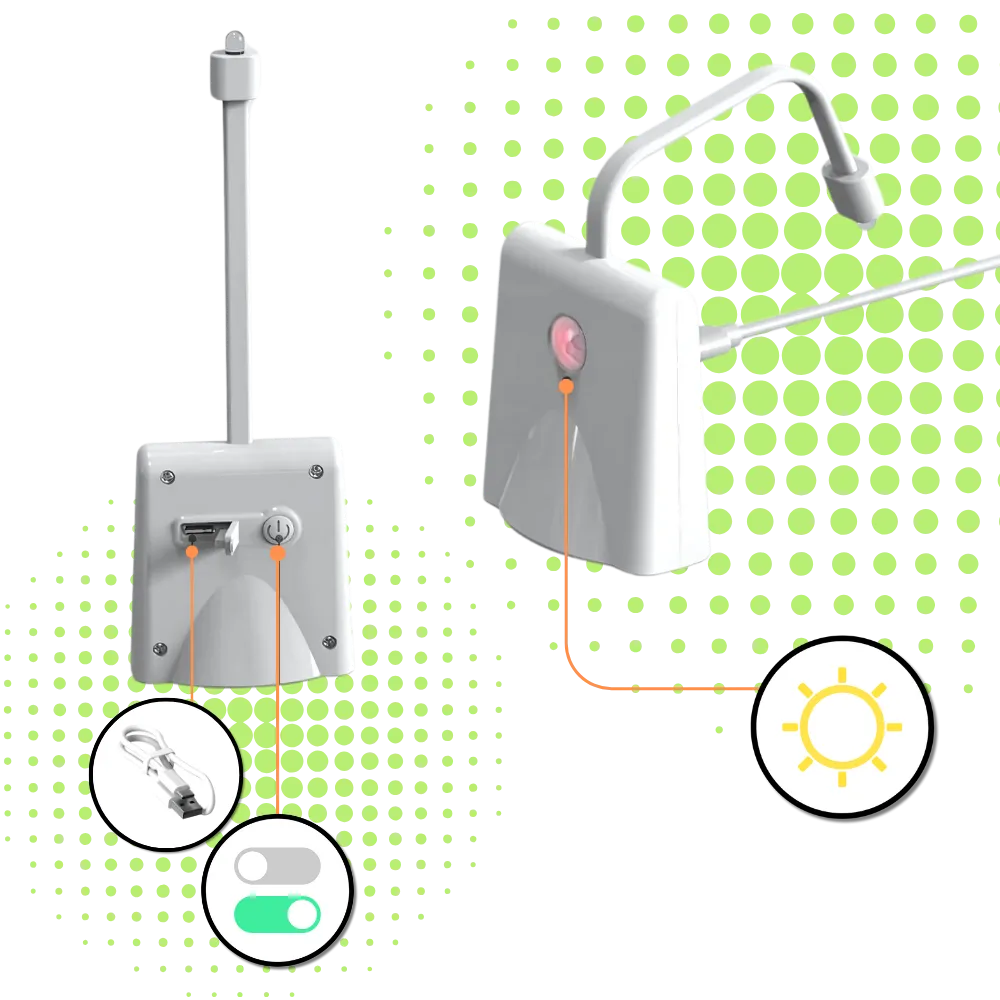 Motion Detection Toilet Light