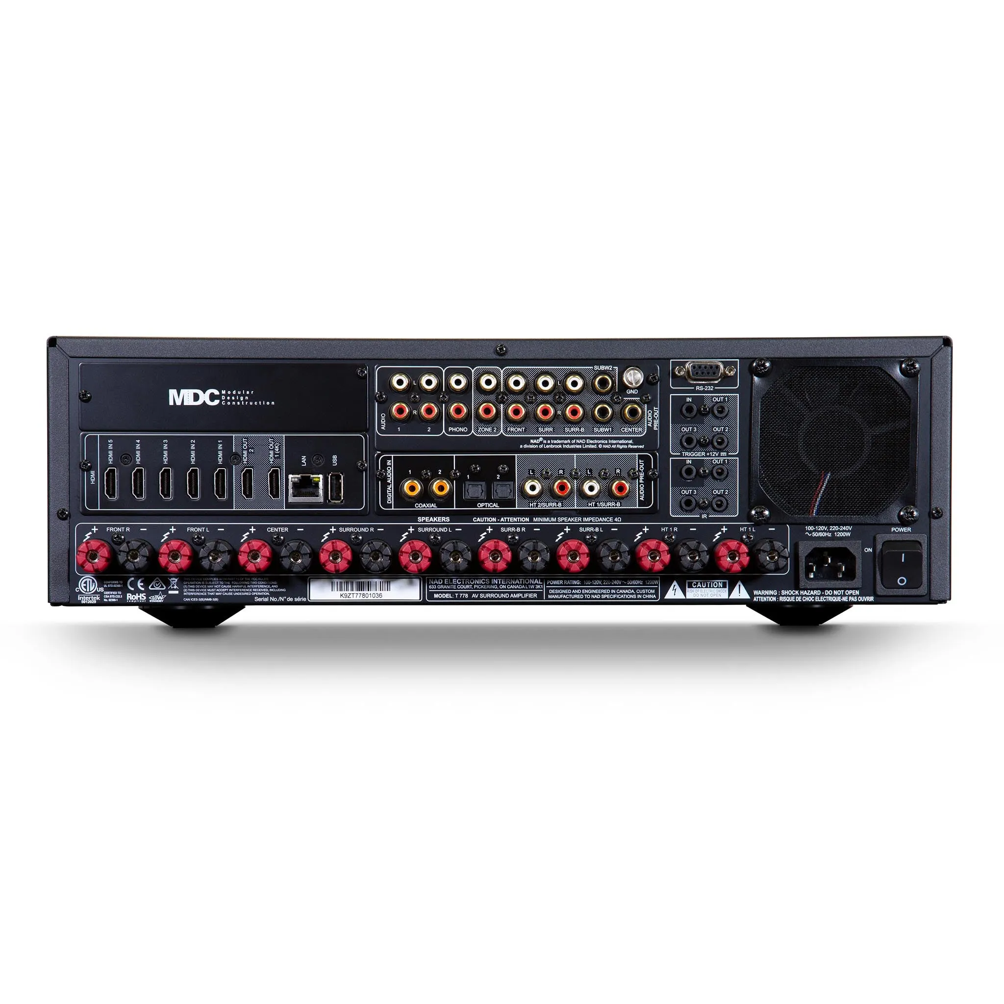 NAD T 778 Reference A/V Receiver