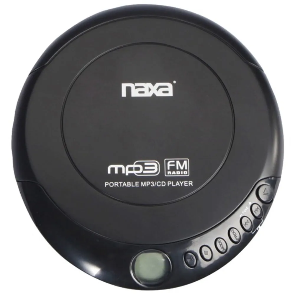 Naxa NPC-320 Slim Personal Anti-Shock CD Player/FM Radio