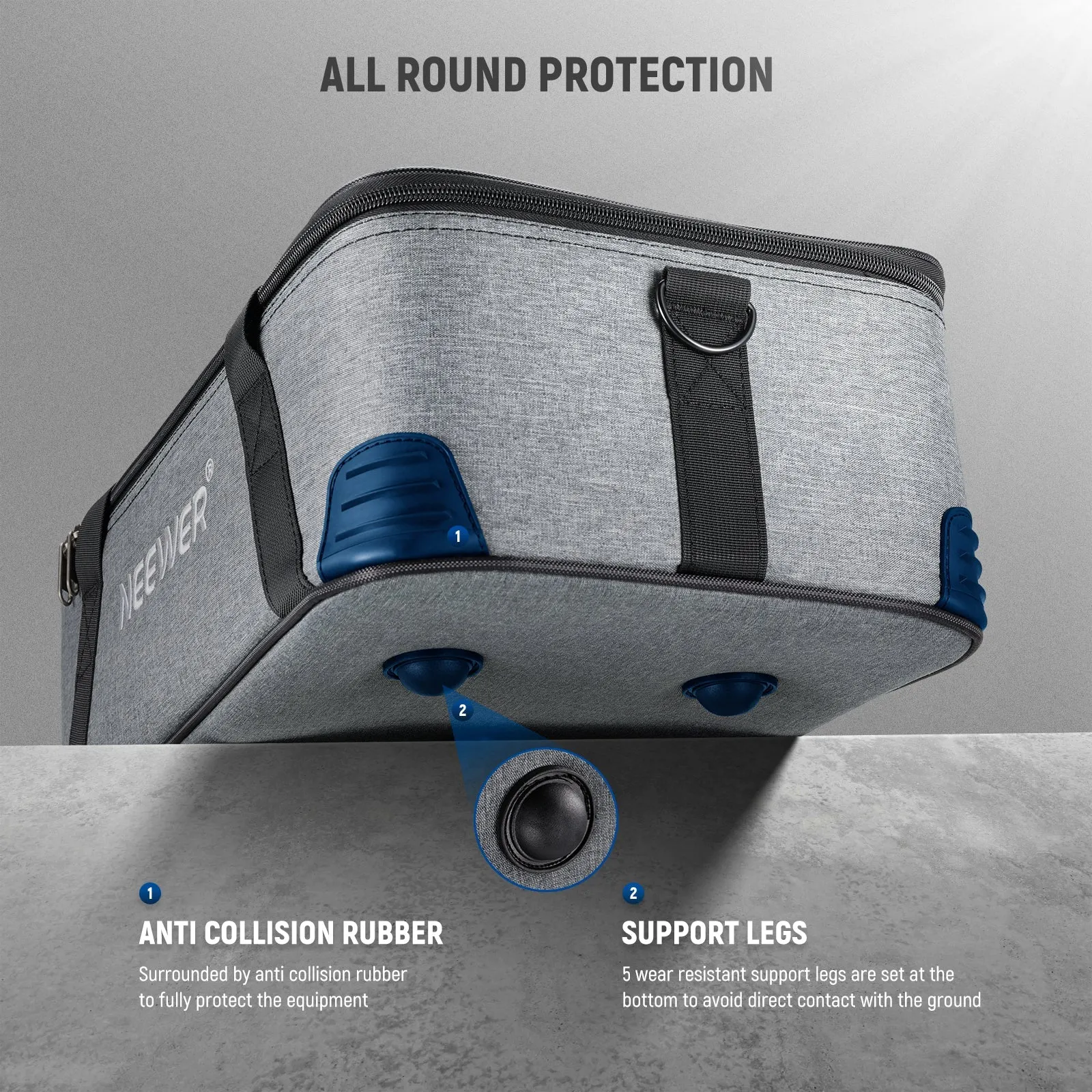 NEEWER PB5 Carrying Bag with Movable Foam Padded