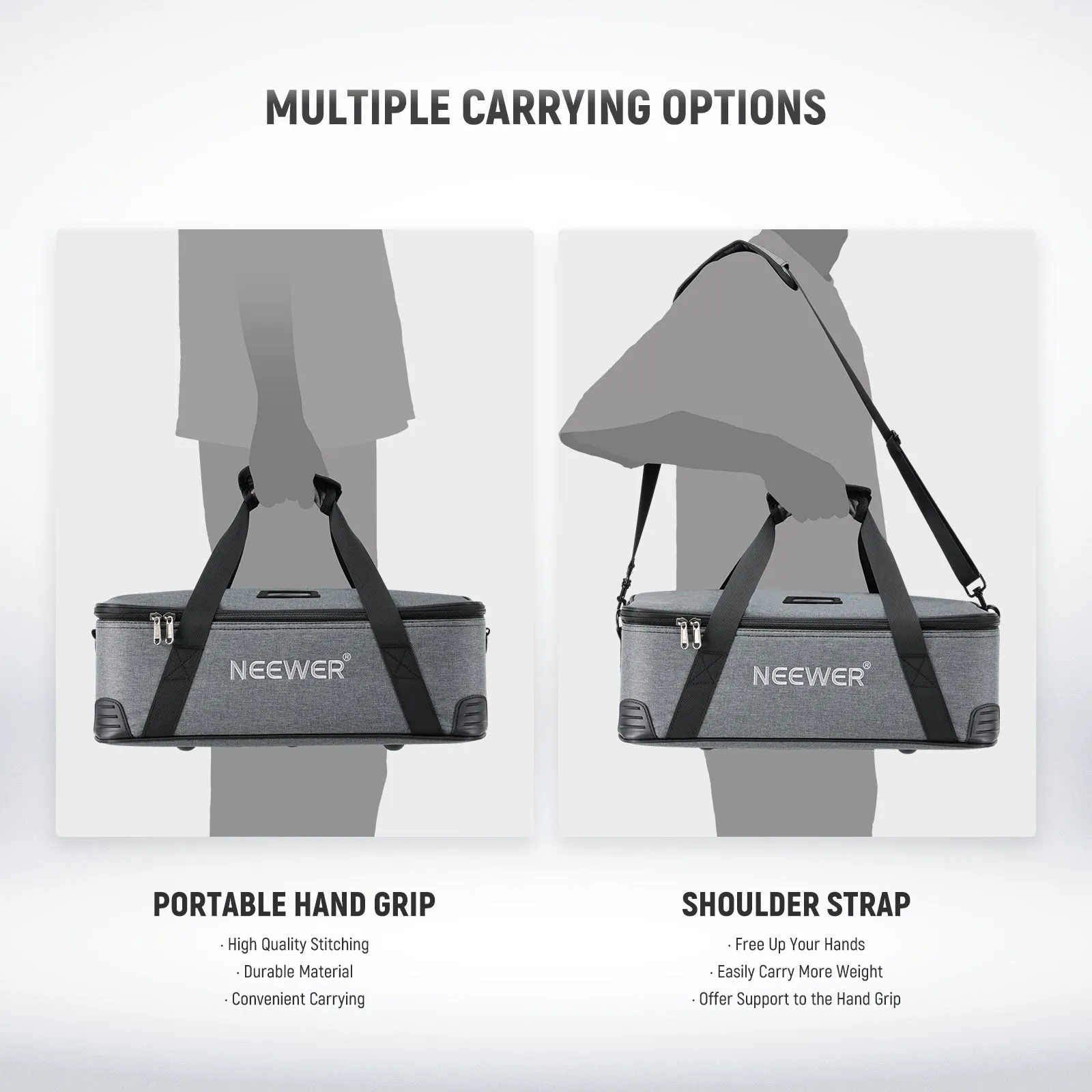 NEEWER PB5 Carrying Bag with Movable Foam Padded
