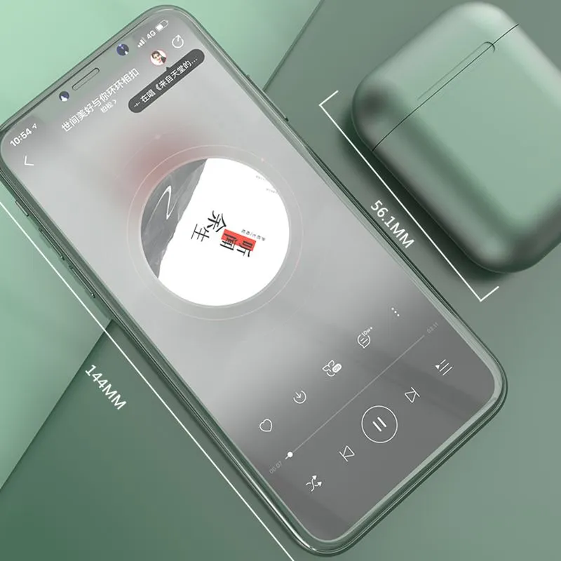 New Metal Inpods TWS Mini Wireless Bluetooth Earphones